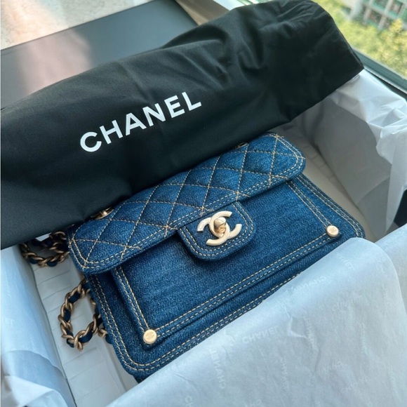 Chanel Denim bag 23s small - Picture 6 of 9